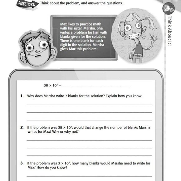 180 Days of Problem Solving for Fifth Grade – Build Math Fluency - BRAND NEW - Picture 5 of 5
